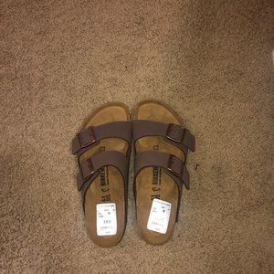 Men’s brown Birkenstock’s